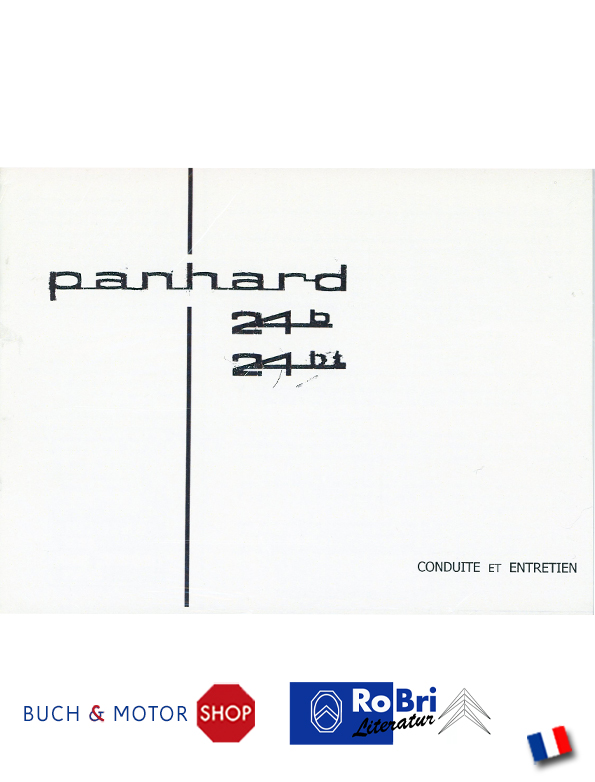 Panhards 24 B et 24 BT Instructieboekje